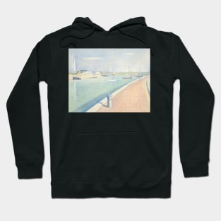 The Channel of Gravelines, Petit Fort Philippe by Georges-Pierre Seurat Hoodie